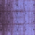 thumbnail image 1 of Ahgly Company Machine Washable Indoor Square Oriental Blue Industrial Area Rugs, 5' Square, 1 of 4