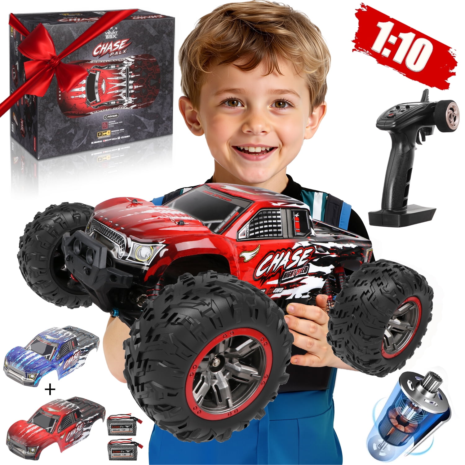 Traxxas X-Maxx 1/6 Rtr Electric Monster Truck W/Vxl-8S, Tsm