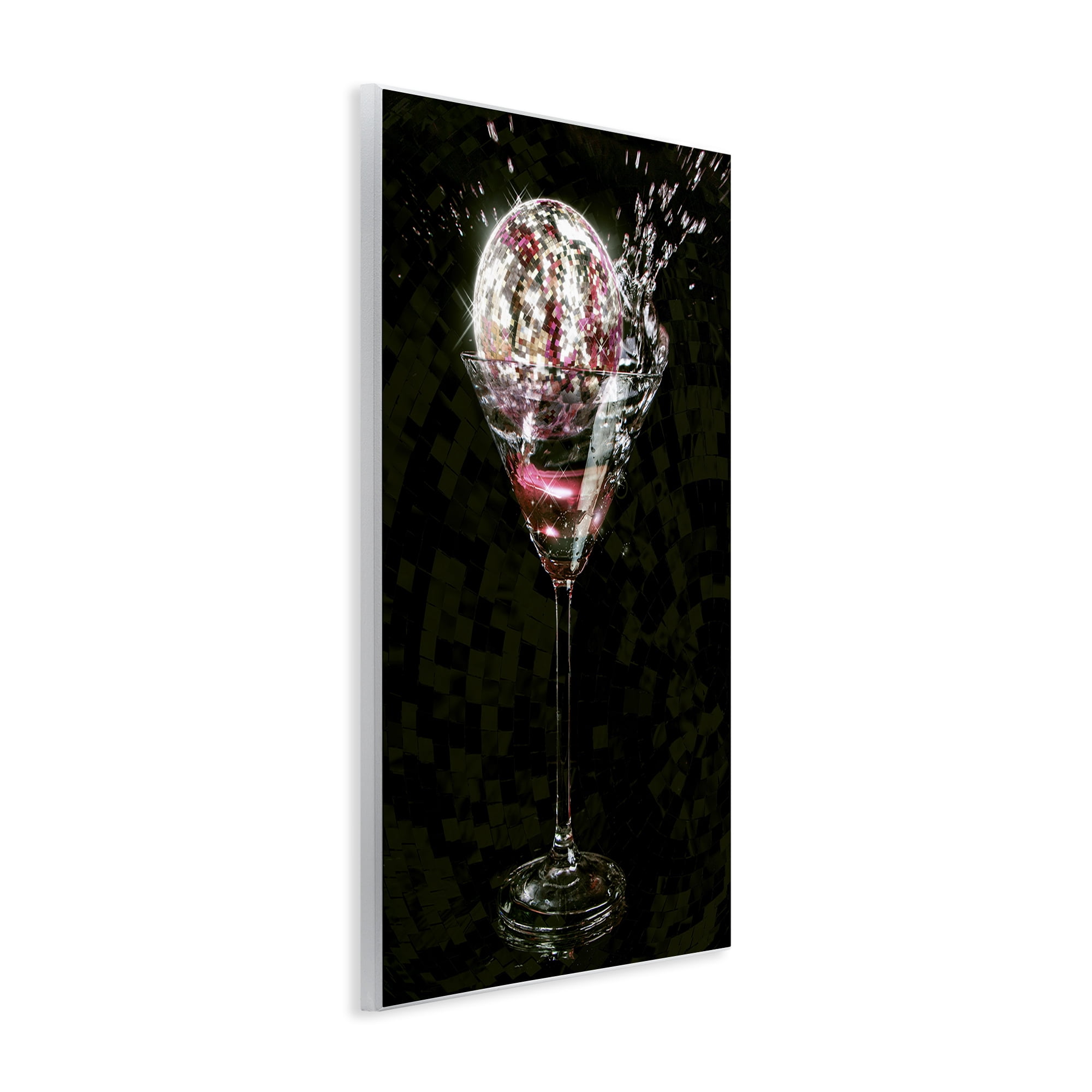 Stupell Industries Disco & Cocktail Splash Food & Beverage Painting Unframed Art Print Wall Art, 10 x 15