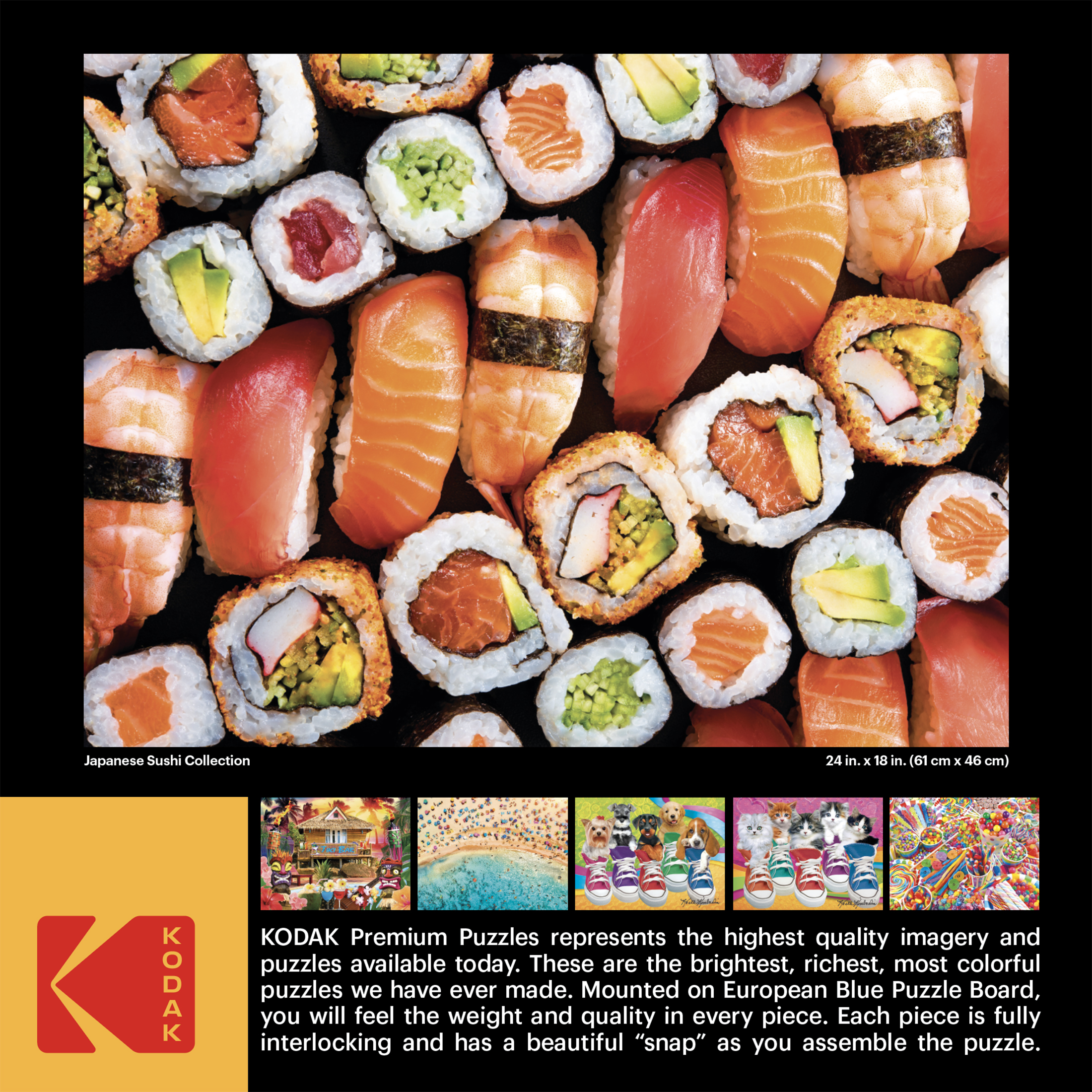 Cra-Z-Art Kodak 350-Piece Japanese Sushi Collection Adult Jigsaw