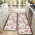thumbnail image 4 of Kitchen Rugs Sets Of 2,Pugs and Pioneer Flower Anti Fatigue Kitchen Mat Rugs Non Slip Washable,Decorative Kitchen Floor Mats for Kitchen,Sink,Laundry,17"x47"+17"x47", 4 of 5