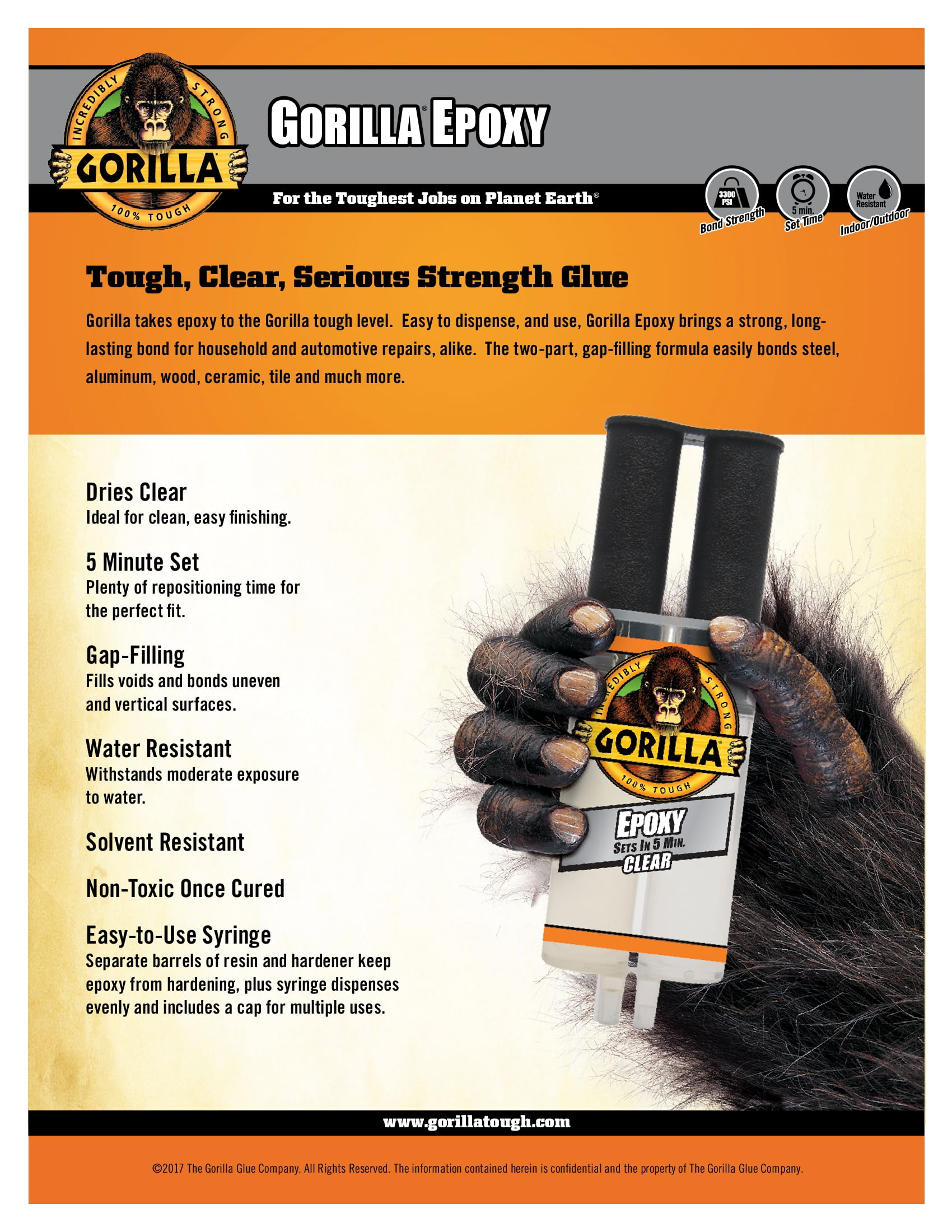 Gorilla Epoxy - 0.85 fl oz