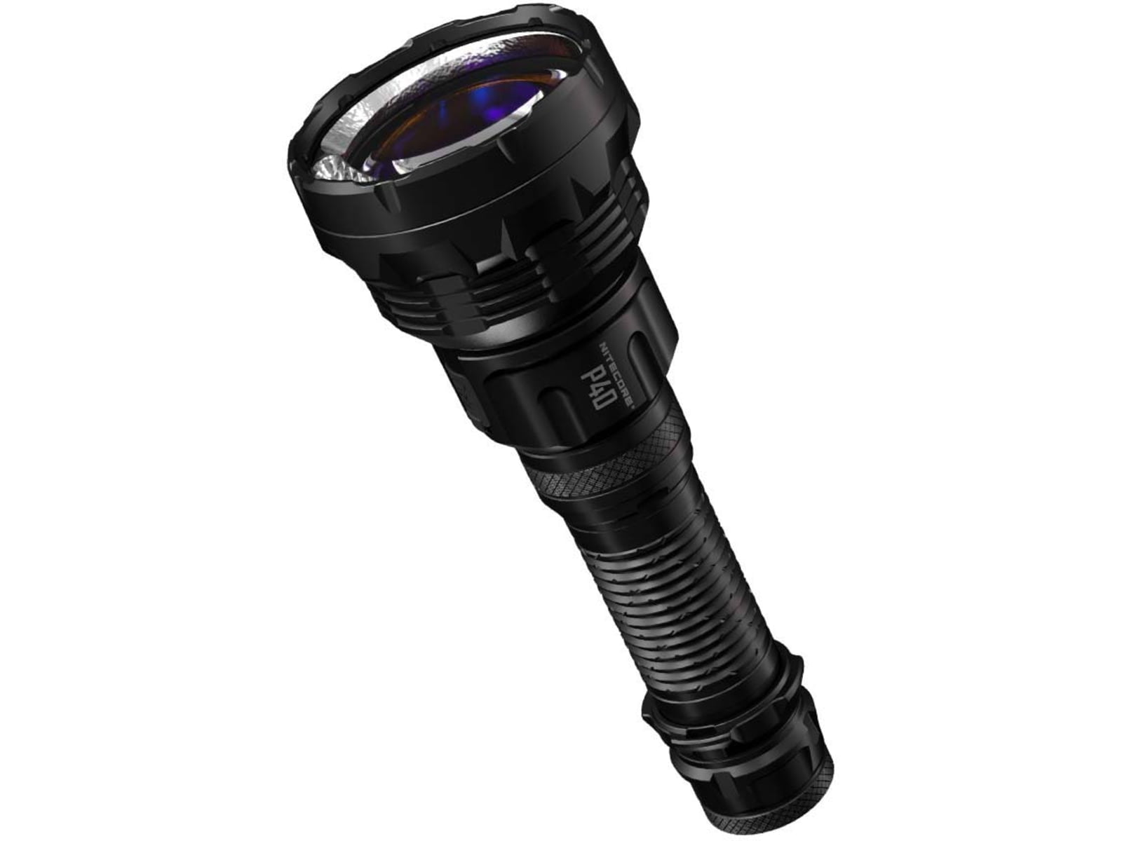 Nitecore P40 3171 Yards Ultra Long Throwing USB-C Rechargeable 2000 Lumens LED Flashlight, Black
