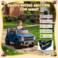 thumbnail image 6 of Conchico 24V Licensed Ford F150 Raptor Battery Powered Ride on Truck with Remote Control, 2-Seater and Rear Trunk for Kids Gift, Blue, 6 of 8