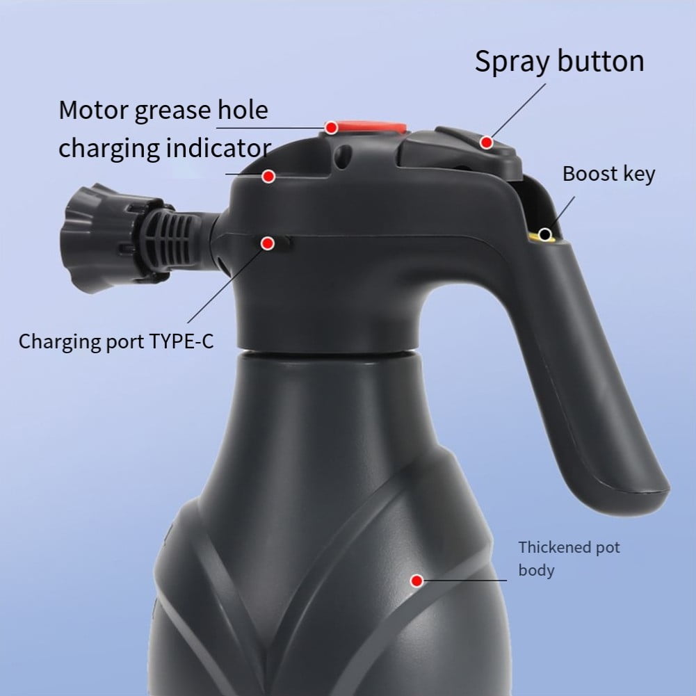 Car Electric Foam Sprayer Wireless Car Wash Foam Pump Household Watering Sprayer