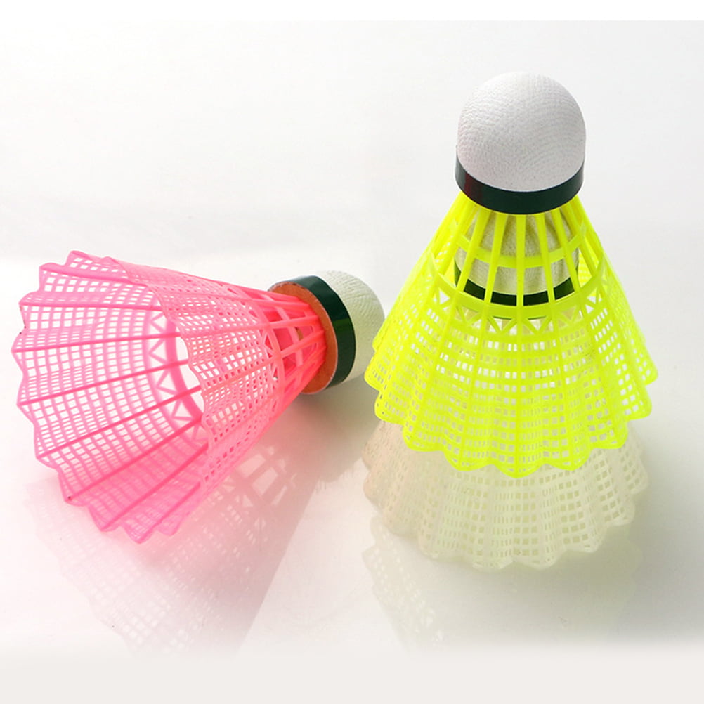 6pcs Nylon Plastic Badminton Practical Shuttlecocks Sports Supplies Exercise Acc 