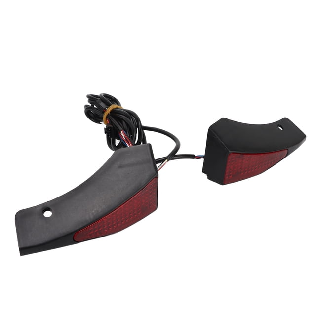 Luz de señal de giro para scooter eléctrico, 1 par de luces de señal de giro para scooter de 10 pulgadas, luz trasera de advertencia eléctrica, funcionalidad inteligente