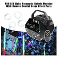 thumbnail image 5 of Automatic Bubble Machine with RGB LED Light, 5 of 10