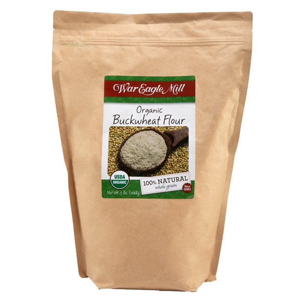 War Eagle Mill Organic Buckwheat Flour, 5 lb. bag 2 Pack