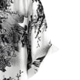 thumbnail image 4 of Mens Vintage Printed Shirt Short Sleeve Button Down Tops Casual Floral Summer Beach Shirt L, 4 of 6
