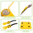 thumbnail image 5 of Platos para niños pequeños - Juego de utensilios para comer para niños pequeños con cuchara, tenedor y pajita extraíble - tema de construcción Utensilios para niños pequeños - Juego de alimentación de, 5 of 5