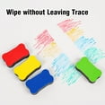 thumbnail image 3 of 60 Pack White Board Erasers, Magnetic Whiteboard Dry Eraser, Bone Shaped Chalkboard Wiper for Home, Office (Red, Yellow, Blue, Green), 3 of 7