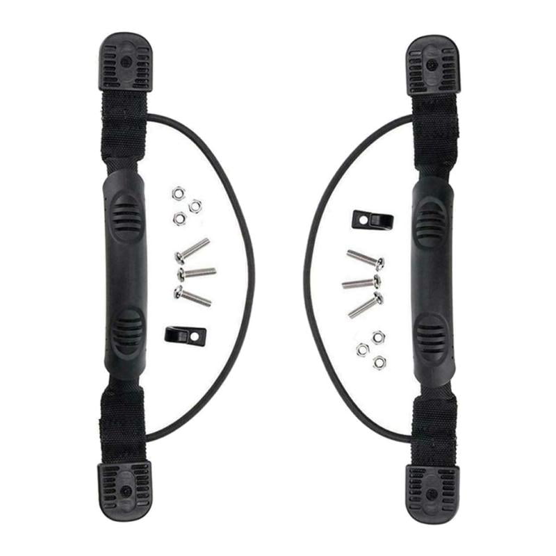 2x Durable Carry Handle Side Mounting Kayak Replacement Accessories Marine Black 