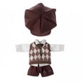 thumbnail image 1 of predolo Conjunto de Ropa de Muñeca OB11 Diseños Adorables Conjunto con Chaleco de Rombos para Muñeca Tela Suavizante, 1 of 5