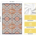 thumbnail image 6 of Orange Flowers Bohemia Boho Kitchen Towels Dish Towels, 18x26 Inch Daily Seasonal Decoration Hand Towels Set of 2, 6 of 6