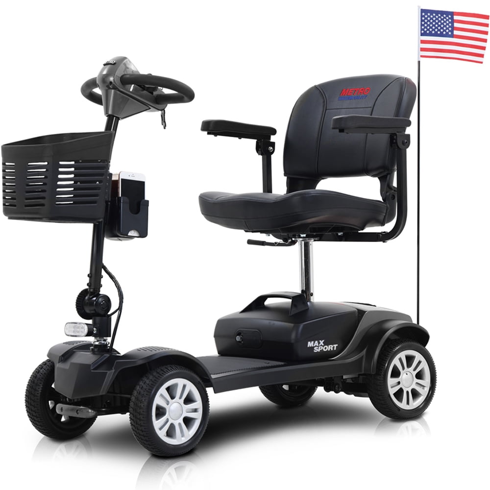 Buy Adult Mobility Scooter, BTMWAY Travel Mobility Scooter for Seniors, 4 Wheel Mobility