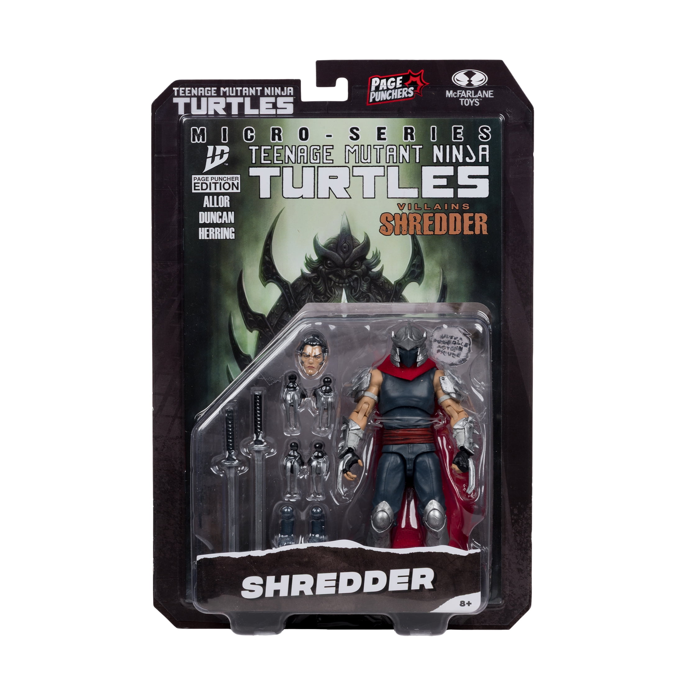 Teenage Mutant Ninja Turtles (Page Punchers) Shredder 5" Action Figure with Comic - McFarlane Toys