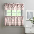 thumbnail image 6 of Strawberry Kitchen Curtains Valances and Tiers Set for Windows,Cute Bathroom Window Curtain Valance 3 Piece Sets,Kitchen Decor for Living Room,54''''x 24'''', 6 of 6