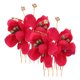 thumbnail image 3 of 2 pinzas para el pelo con flor de hibisco: Peinetas decorativas para recogidos - Tocados de boda con pinza floral para vestidos de novia, fiestas y bailes de graduación, 3 of 7