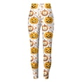 thumbnail image 6 of mgoYE Women Halloween Leggings Pumpkin Print Stretchy Soft High Waisted Workout Sports Yoga Pants Womens Leggins Size XL, 6 of 7