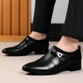 thumbnail image 2 of Dakaela Men's Dress Shoes Business Formal Slip on Oxfords Soft Classic Wedding Casual Work Loafers, 2 of 7