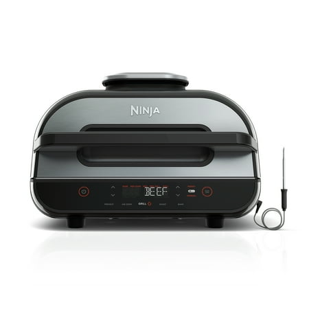 Ninja Foodi Smart XL 4-in-1 Indoor Grill with 4-Quart Air Fryer  Roast  Bake  and Smart Cook System  FG550