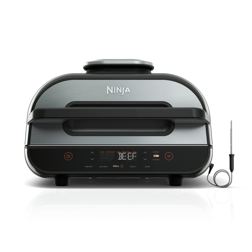 Ninja® Foodi™ Smart XL 4-in-1 Indoor Grill with 4-qt Air Fryer, Roast, and Bake, FG550