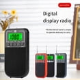 thumbnail image 4 of Radio compacto AMFMSW con Pantalla LCD, Reloj Despertador y Apagado Programado - Portátil, 4 of 9