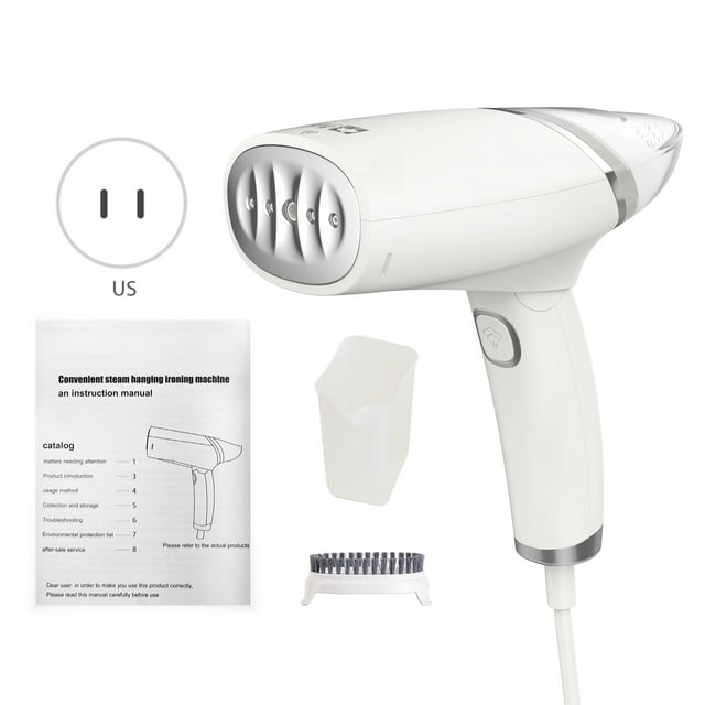 Vaporera de Mano para Ropa Cocción al Vapor Horizontal y Vertical 1000W 100ml