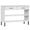 White, variant on vidaXL Console Cabinet Buffet Storage with Metal Legs Solid Wood Pine OSLO