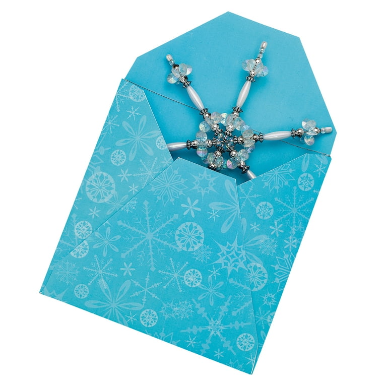 Creativity for Kids Beaded Snowflake Ornaments -DIY Christmas