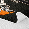 thumbnail image 5 of Manfei Cartoon Skull Quilt King,Minimalist Skeleton Halloween King Coverlet Set,3pcs,1 Bedspread and 2 Pillowcases, 5 of 7