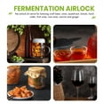 thumbnail image 3 of Airlock with Silicone Grommet, for Preservation,Brewing,Beer, Wine, 3 of 10