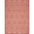 thumbnail image 2 of Nourison Versatile Diamond Geometric Flatweave Indoor/Outdoor Area Rug Coral/Orange 4' x 6', 2 of 11