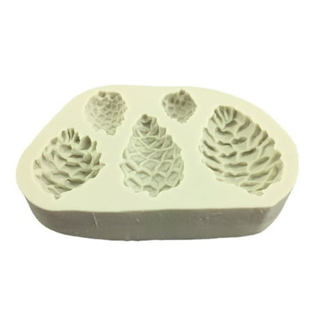 

【Ready Stock】 Fondant Molds Chocolate Moulds Candy Mould Pine Cones Shape Silicone Baking Accessories for DIY Baking Fondant Chocolate