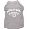 Pet Dog Cat Shirt Screen Printed, "Aberdoggie and Fetch UK"