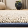thumbnail image 5 of SAFAVIEH Natural Fiber Maisy Solid Area Rug, Natural/Navy Blue, 4' x 6', 5 of 12