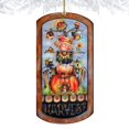 thumbnail image 4 of Harvest Pumpkin Scarecrow Wooden Ornaments by Jamie Mills-Price Thanksgiving Decor - 8611075-MP, 4 of 8