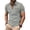 Gray-6123AA, variant on Henley Waffle Polo Shirts for Men with Pocket Button Up Collared Mens Shirts Short Sleeve Business Casual Workout T Shirts for Men ,Green XXXL