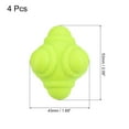 thumbnail image 2 of Uxcell Bounce Reaction Balls Coordination Training Ball Agility Trainer TPR Low Difficulty, Yellow 4 Pack, 2 of 5