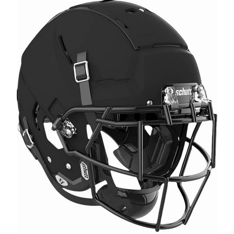 Schutt F7 LX1 Youth Football Helmet, Large, Matte Black, TPU