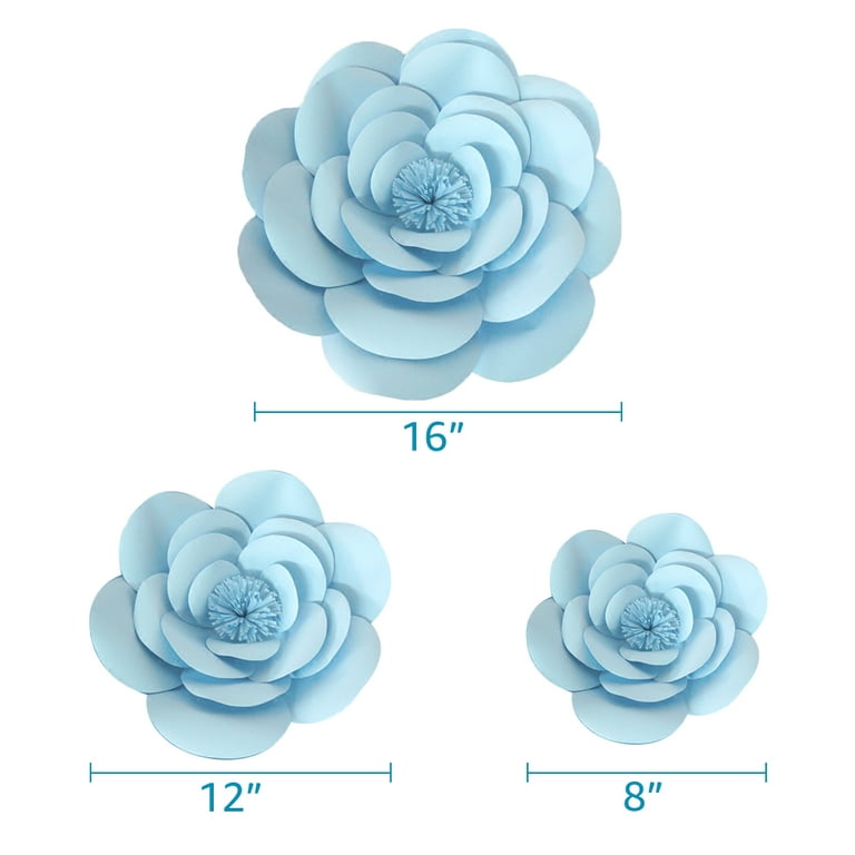 Paper Flower Template Kit Flower Crafting Decorations for Wedding