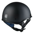 thumbnail image 4 of AHR RUN-C Motorcycle Half Face Helmet DOT Approved Motorbike Cruiser Chopper Matt Black XL AHR Modern, 4 of 11
