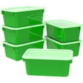 thumbnail image 1 of Petit Bac à Casiers, avec Couvercle, Vert pour Salle de Classe (Lot de 5), 1 of 2