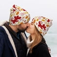 thumbnail image 5 of Lsque fall laef Maple Pattern Knitted Beanie, Unisex Winter Hat, Knit Hat Winter Beanies Thick Fisherman Beanies Cuffed Plain Skull Caps, 5 of 6