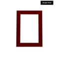 thumbnail image 3 of Suede Texture Photo Mat - Blaze Red 22x28 for 20x24 Photos - Fits 22x28 Frame, 3 of 4