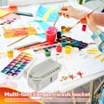 thumbnail image 4 of Brush Washing Bucket Multi-Use Paint Brush Basin with Art Palette Brush Holder Art Supplies Brush Wa, 4 of 5