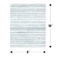 thumbnail image 5 of VUNATE 8'x10' Rugs for Living Room Washable Rugs Boho Moroccan Large Area Rug Soft Neutral Geometric Bohemian Carpet Distressed Indoor Rug for Bedroom Dining Room Office Foldable Nonslip Rug Blue, 5 of 8