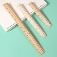 thumbnail image 3 of 12Pcs Wood Rulers Measuring Rulers Students Rulers Math Learning Rulers Clear Printing Rulers, 3 of 9