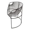 thumbnail image 5 of Butler Specialty Company Artemis Oval Iron Metal Basket Accent Chair - Black, 5 of 8